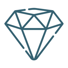 Icône représentant un diamant.